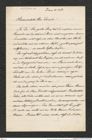 Nachlass Franz Steindachner, Brief von Franz Liechtenstern an Franz Steindachner (21.12.1882), Inv.Nr. 303.06, Seite 1
